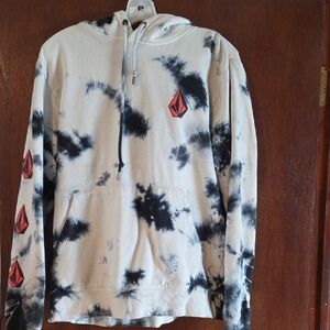 Volcom Gray and Black Hoodie